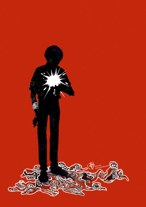 Fanart of Yoshiki from The Summer Hikaru Died