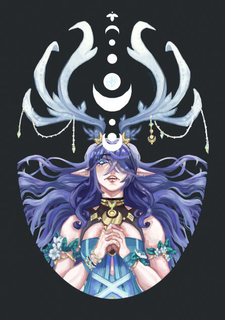 Fanart of Lauma from Genshin Impact